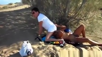 Public sex at beach