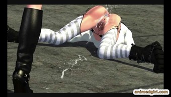 3D animation shemale college-girl hardcore fucked