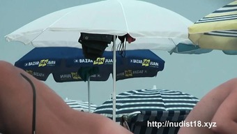 Nude beach voyeur video with sexy babes nudist beach