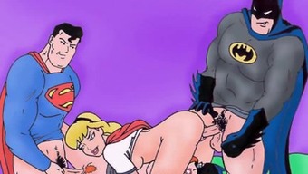 Superman and Supergirl hentai parody