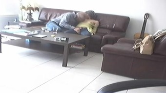 Clariss hidden livecam living room engulf fuck boyfriend