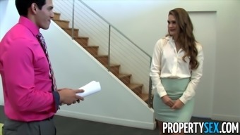 Naughty Real Estate Agent Abby Cross Fucks Her Client