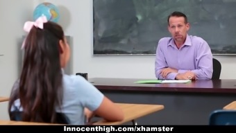 InnocentHigh - Schoolgirl Offers To Be Teachers SexToy
