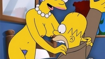 Simpsons porn cartoon parody