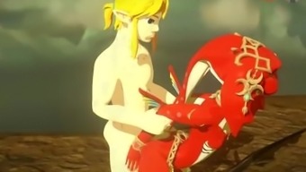 Mipha spend some time together parody - Innocent animation