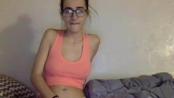 Turkish girl wild on webcam