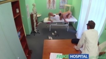 FakeHospital Dirty doctor and naughty nurse both pleasure patients pussy