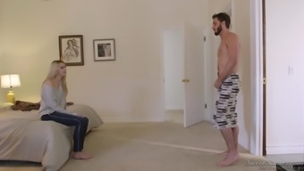 Handsome guy finally gets to fuck Kenna James in different poses
