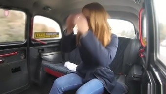 Horny Russian Jenny Manson teases and fuck the driver