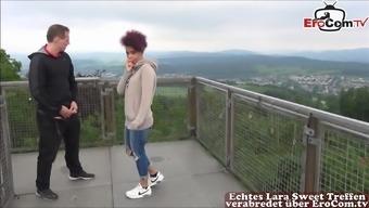 german amateur ebony teen public fuck outdoor