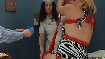 Extreme toy anal sex with rope bdsm teacher