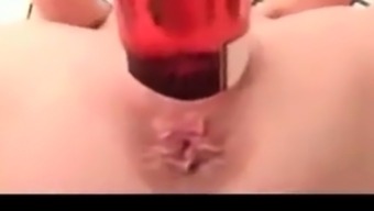 Amateur - Mature Wine Bottle Fuck Openning