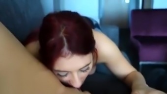 Ginger Lesbo Eats Pussy