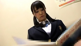 Adorable Japanese schoolgirl fucked hard by a kinky doctor