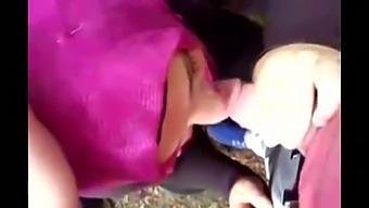 This Turkish whore in hijab loves giving good head and she is hardly shy