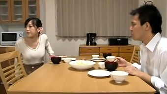 Bodacious Japanese housewife has a hunger for hardcore sex