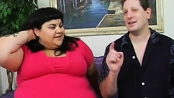 Overweight girl seduces charming dude to bang her very well