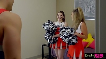Whorish sporty cheerleader Ember Stone is made for sensual missionary