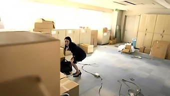 Lovely Japanese housewife getting tied up and fucked rough