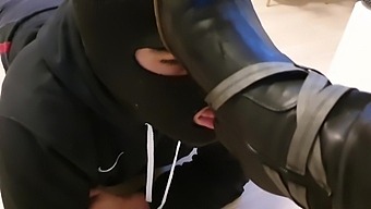 I Allow My Slave To Clean My Boots With His Tongue!