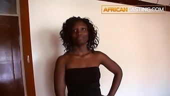 AFRICAN CASTING - Local ghetto stripped and fucked in fake interracial model casting