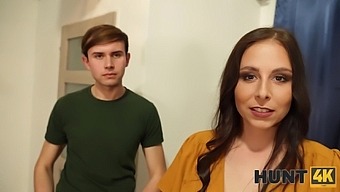 POV video of me jerking off and my friend's stepmom giving me a blowjob
