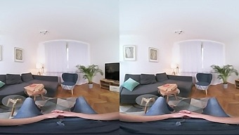 Oral pleasure on a virtual reality pizza