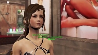 Milf and cartoon characters come together in Fallout 4