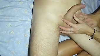 HD video captures wife's hairy pussy and handjob skills