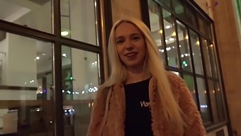 Blonde teen Arteya Dee is face fucked and fucked hard