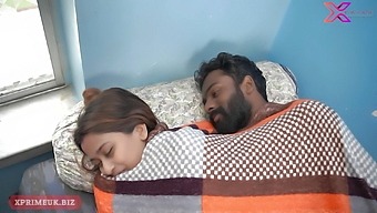 Young Indian couple indulges in taboo early morning sex session